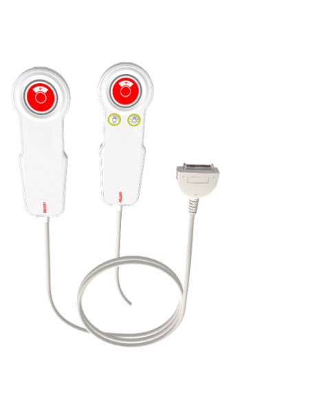 Ascom - Mini manipulateur 1 bouton pour appel malade ou infirmière. NIPH2-A1A