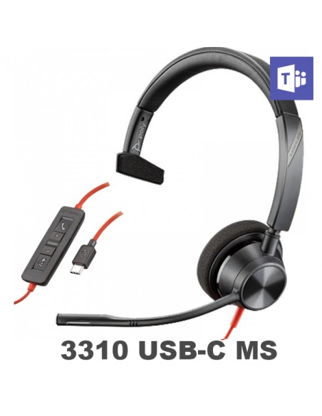 Plantronics Blackwire 3310 USB-C MS