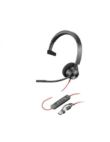 Poly - Plantronics Blackwire 3320 USB-A MS